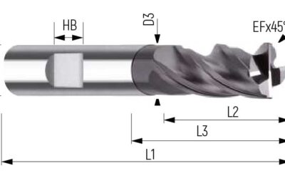 Promo! High performance end mill DP2908