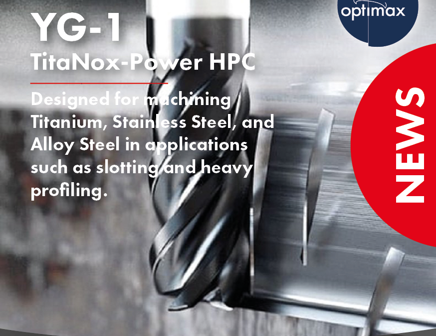 YG-1 TitaNox-Power HPC End Mill – Precision for Titanium, Stainless Steel, and Alloy Steel